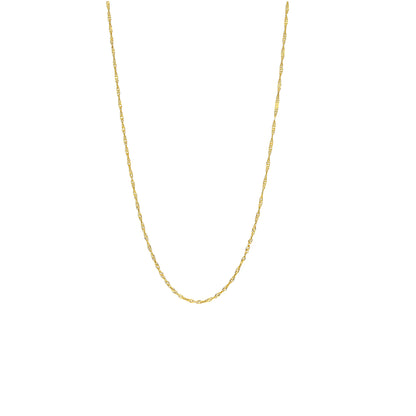 Gold Rope Style Chain 21KT - FKJCN21KM10500