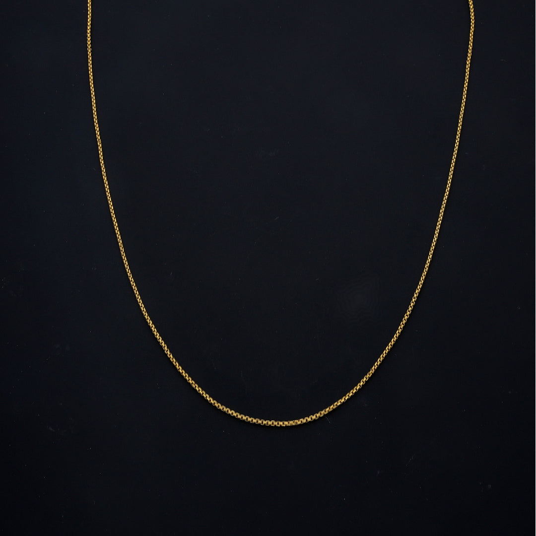 Gold Box Link Chain 21KT - FKJCN21KM10502
