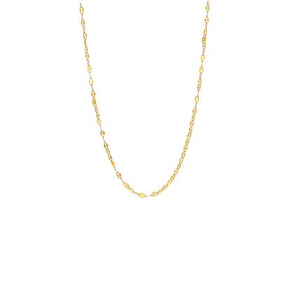 Gold Twisted Rope Link Chain 21KT - FKJCN21KM10503