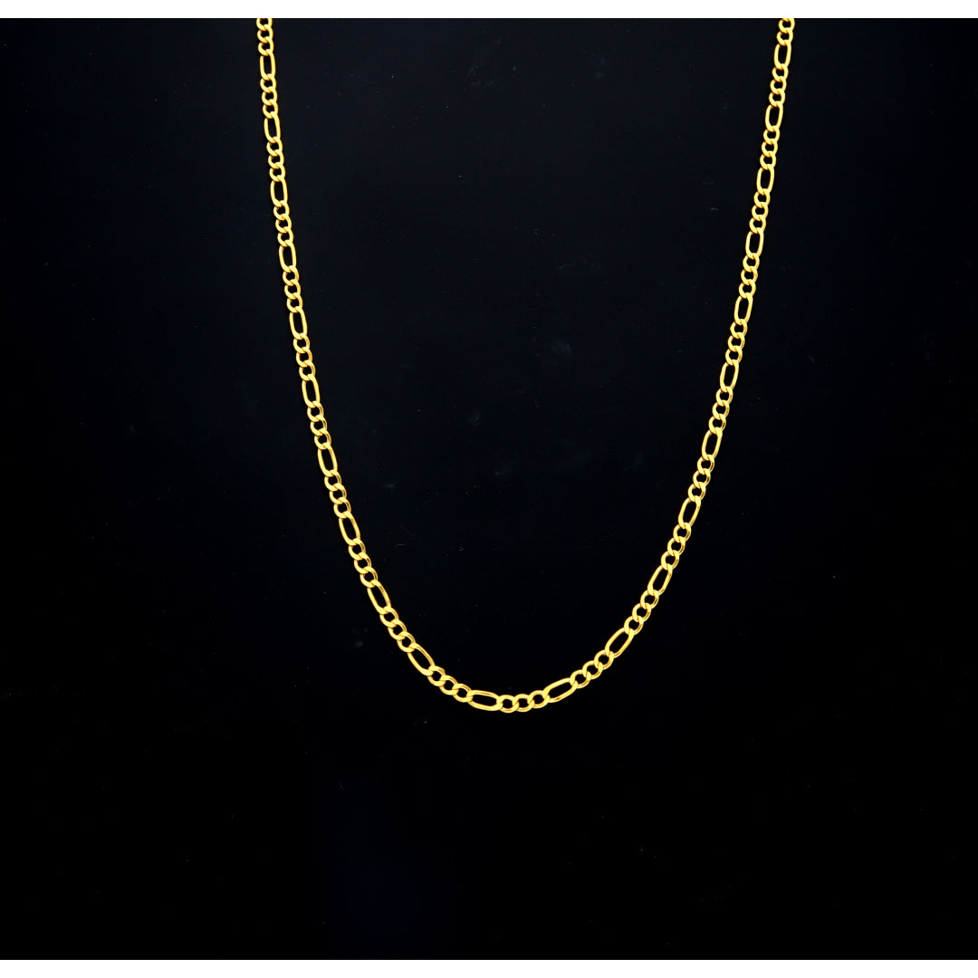 Gold Classic Figaro Chain 21KT - FKJCN21KM10506
