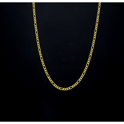 Gold Classic Figaro Chain 21KT - FKJCN21KM10506