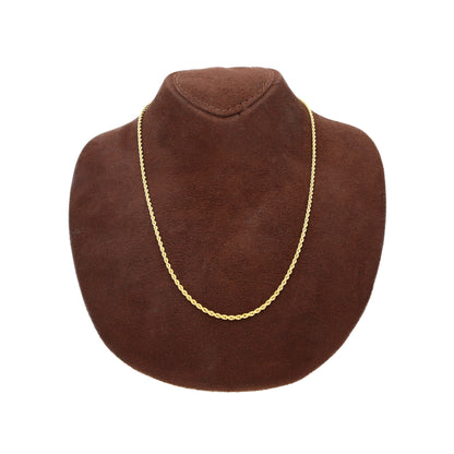 Gold Cable Style Chain 21KT - FKJCN21KM10507