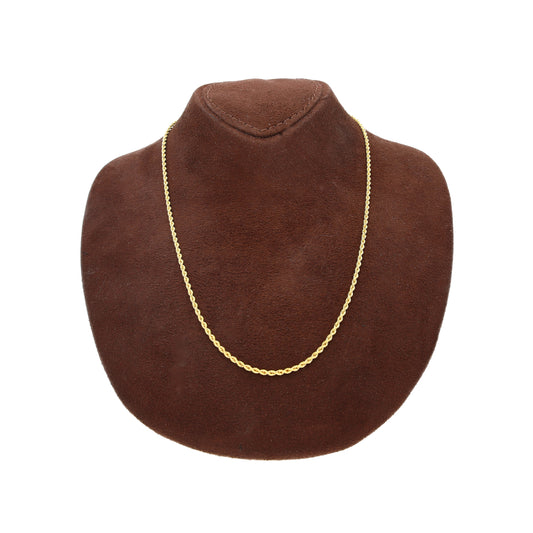 Gold Cable Style Chain 21KT - FKJCN21KM10507