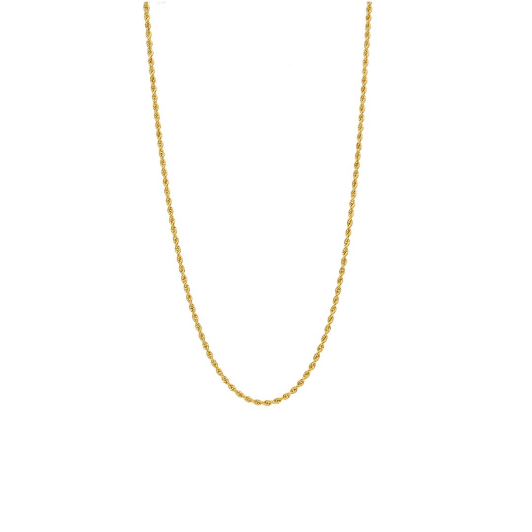 Gold Cable Style Chain 21KT - FKJCN21KM10507