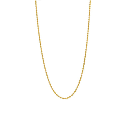 Gold Cable Style Chain 21KT - FKJCN21KM10507