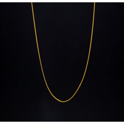 Gold Wheat Link Chain 21KT - FKJCN21KM10509