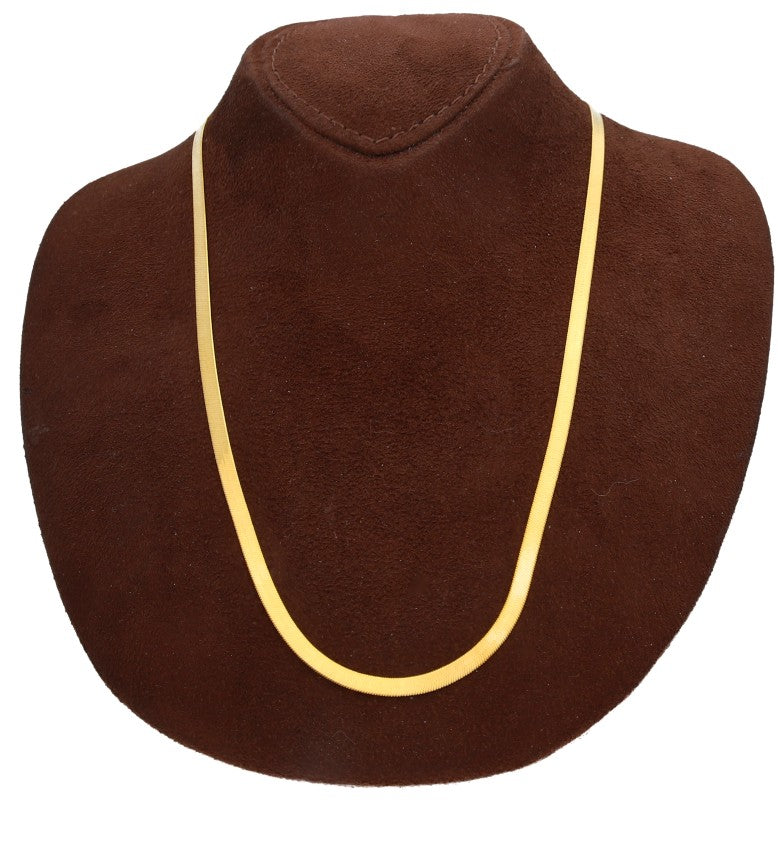 Gold Flat-Link Chain 21KT - FKJCN21KM10940