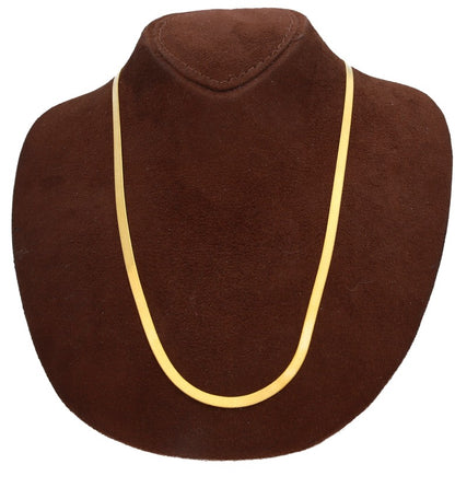 Gold Flat-Link Chain 21KT - FKJCN21KM10940