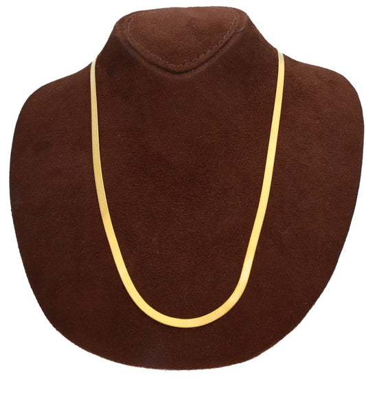 Gold Flat-Link Chain 21KT - FKJCN21KM10940