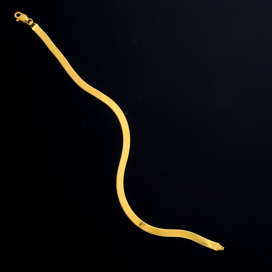 Gold Flat-Link Chain 21KT - FKJCN21KM10940