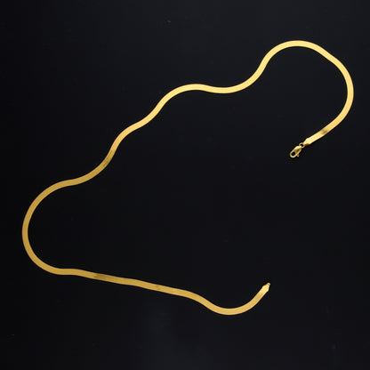 Gold Flat-Link Chain 21KT - FKJCN21KM10940