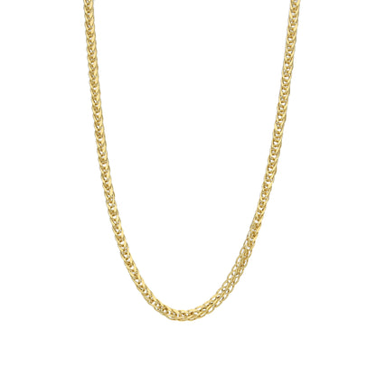 Gold Braided Link Chain 21KT - FKJCN21KM11584