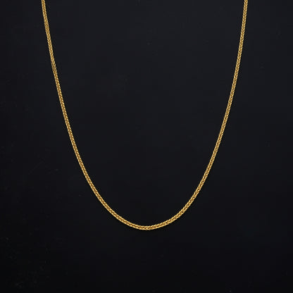 Gold Twist Link Chain 21KT - FKJCN21KM11585