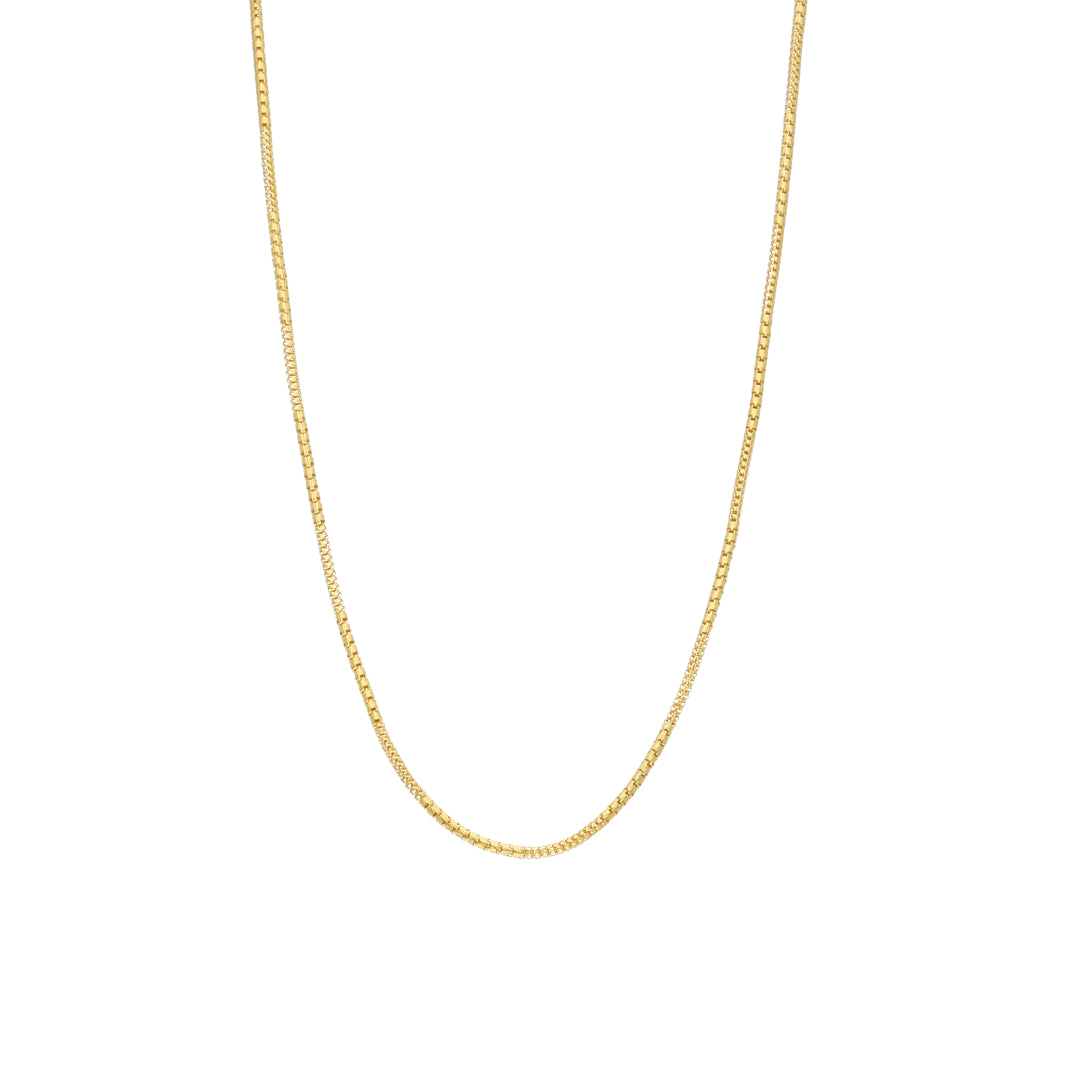 Gold Snake Style Chain 21KT - FKJCN21KM11587