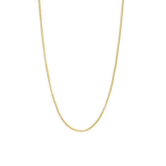 Gold Snake Style Chain 21KT - FKJCN21KM11587