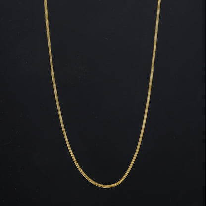Gold Snake Style Chain 21KT - FKJCN21KM11587