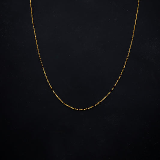 Gold Inter-Link Chain 21KT - FKJCN21KM11689