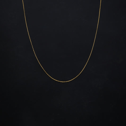 Gold Inter-Link Chain 21KT - FKJCN21KM11690