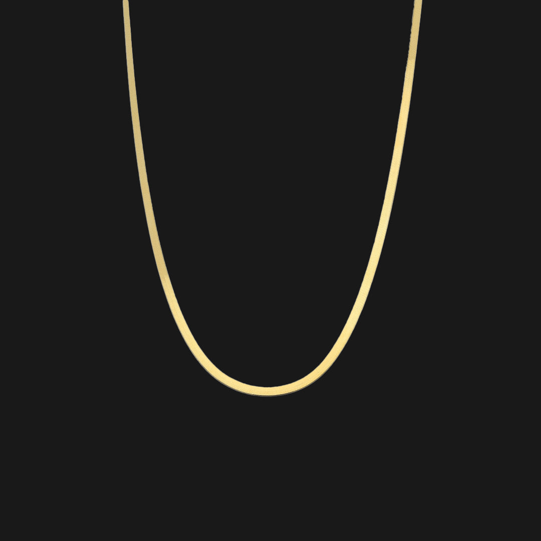 Snake Gold Chain Vector Beautiful Gold Snake Chain 21KT from FK Jewellers | FKJCN21KM11691