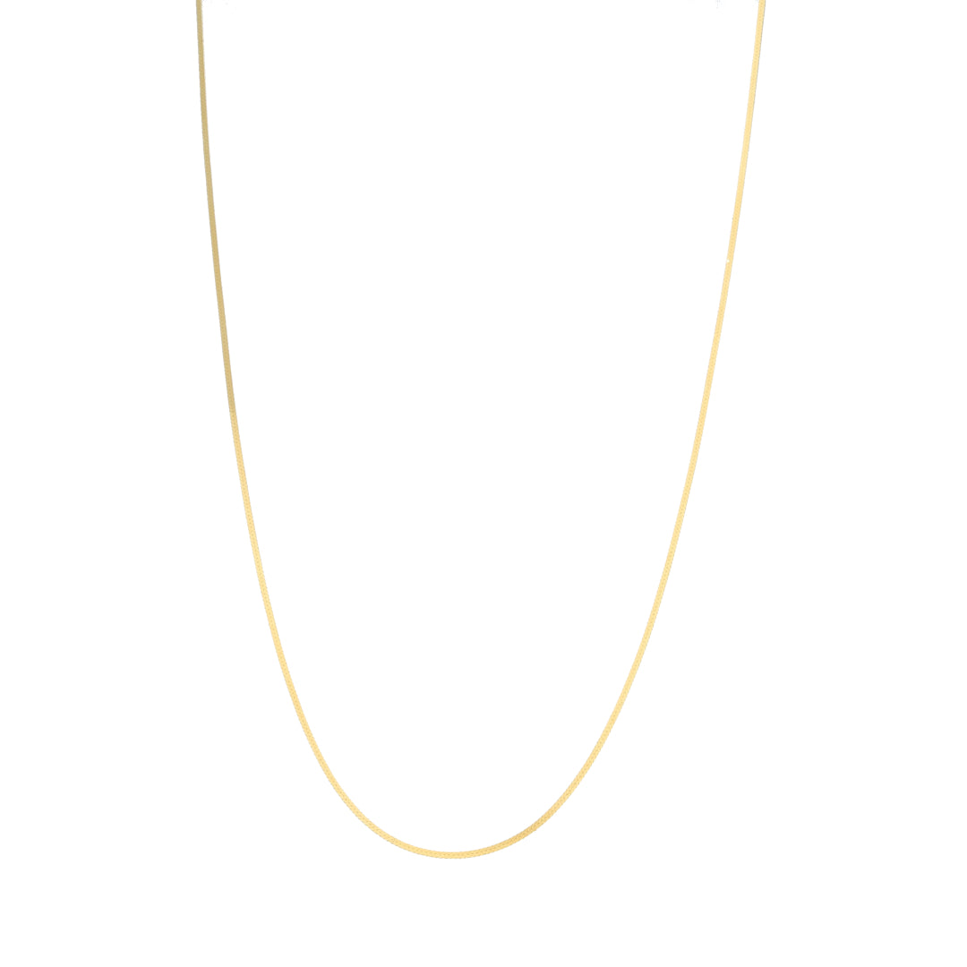 Gold Boxy Chain 21KT - FKJCN21KM11692