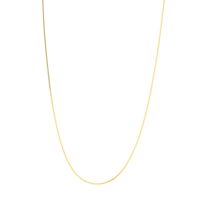 Gold Boxy Chain 21KT - FKJCN21KM11692