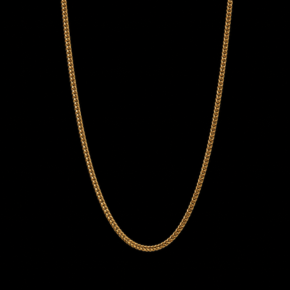 Gold Cable Chain 21KT - FKJCN21KM12060