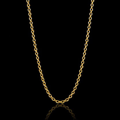 Gold Cable Chain 21KT - FKJCN21KM12221