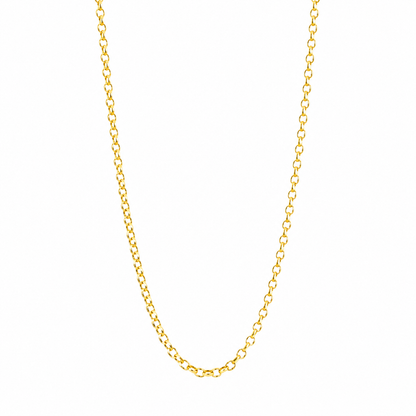 Gold Cable Chain 21KT - FKJCN21KM12221