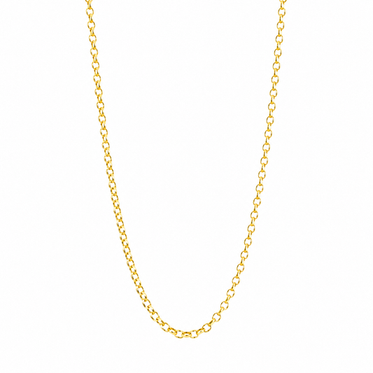 Gold Cable Chain 21KT - FKJCN21KM12221