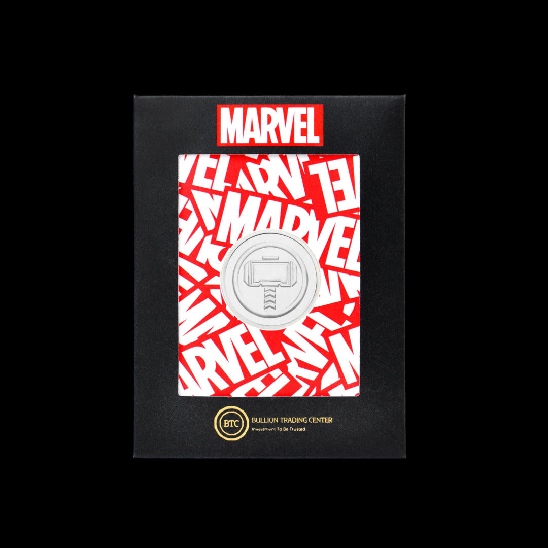 Disney 50 Grams Thor Silver Coin BTC 999.0 Silver - FKJCONSL6728