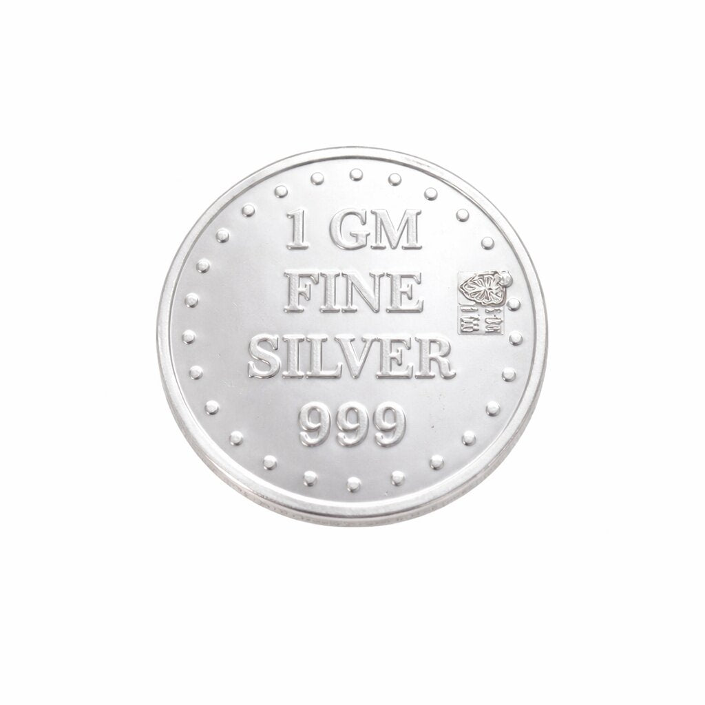 FK Jewellers 1 Gram Silver Coin in 999 Silver - FKJCONSL6896