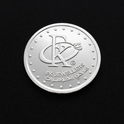 FK Jewellers 1 Gram Silver Coin in 999 Silver - FKJCONSL6896