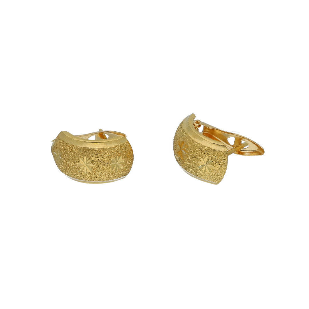 Gold Everyday Earrings 21KT - FKJERN21KM11388