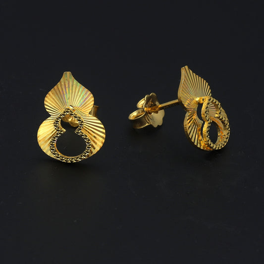 Gold Radiance Earrings 21KT - FKJERN21KM11510