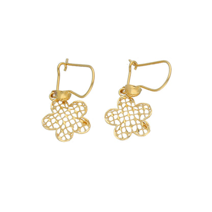 Gold Turkish Design Earrings 21KT - FKJERN21KM11805