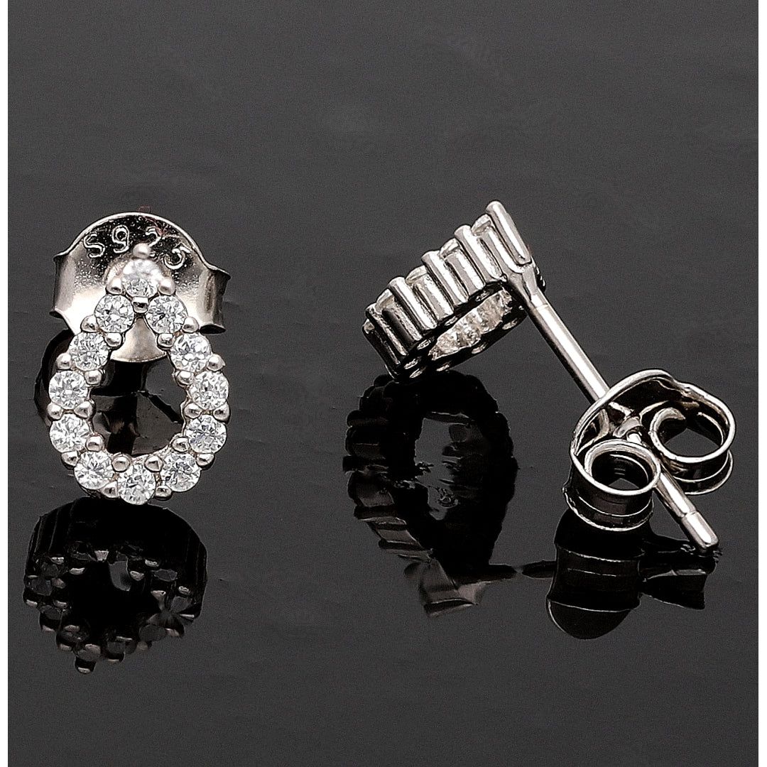 Sterling Silver 925 Drop Earrings - FKJERNSL10831