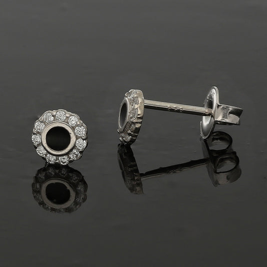 Sterling Silver 925 Onyx Glow Earrings - FKJERNSL10843