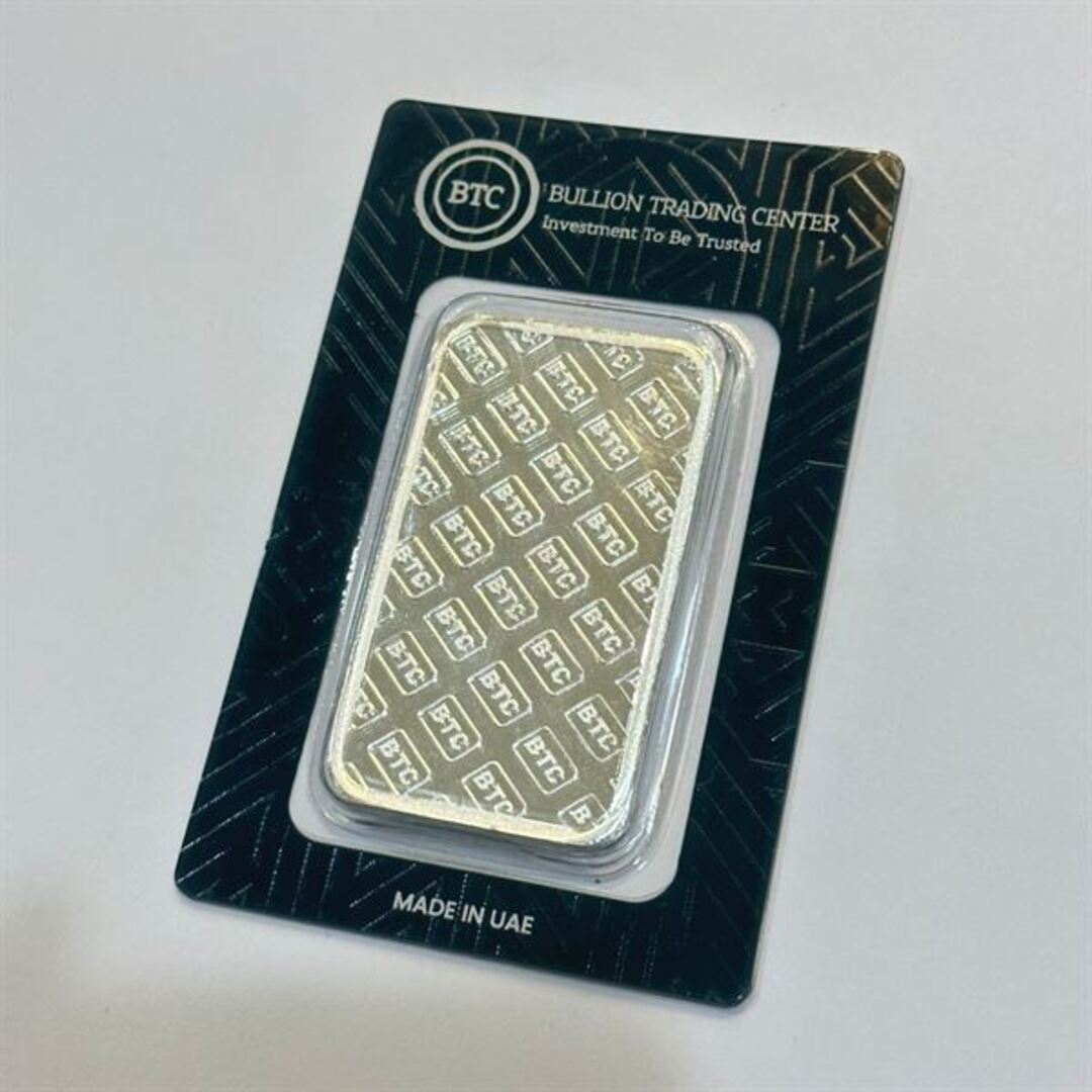 BTC 50 Grams Silver Bar in 999 Silver – FKJGBRSL6628