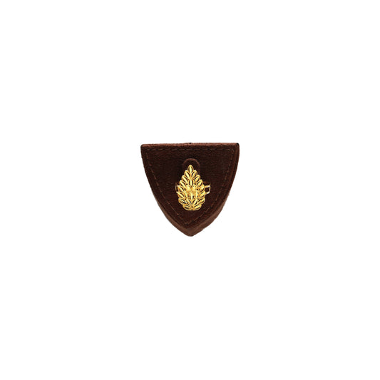 Gold Leaf Design Ring 21KT - FKJRN21KM10163