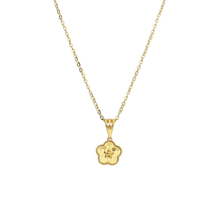 Gold Honey Bloom Necklace 21KT - FKJNKL21KM11371