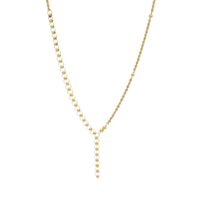 Gold Classic Necklace 21KT - FKJNKL21KM11613