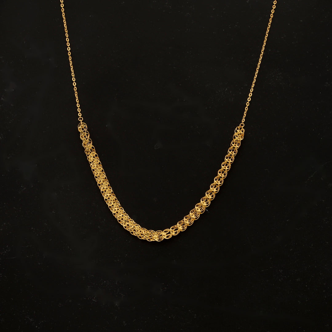 Gold Turkish Design Chain 21KT - FKJCN21KM11803