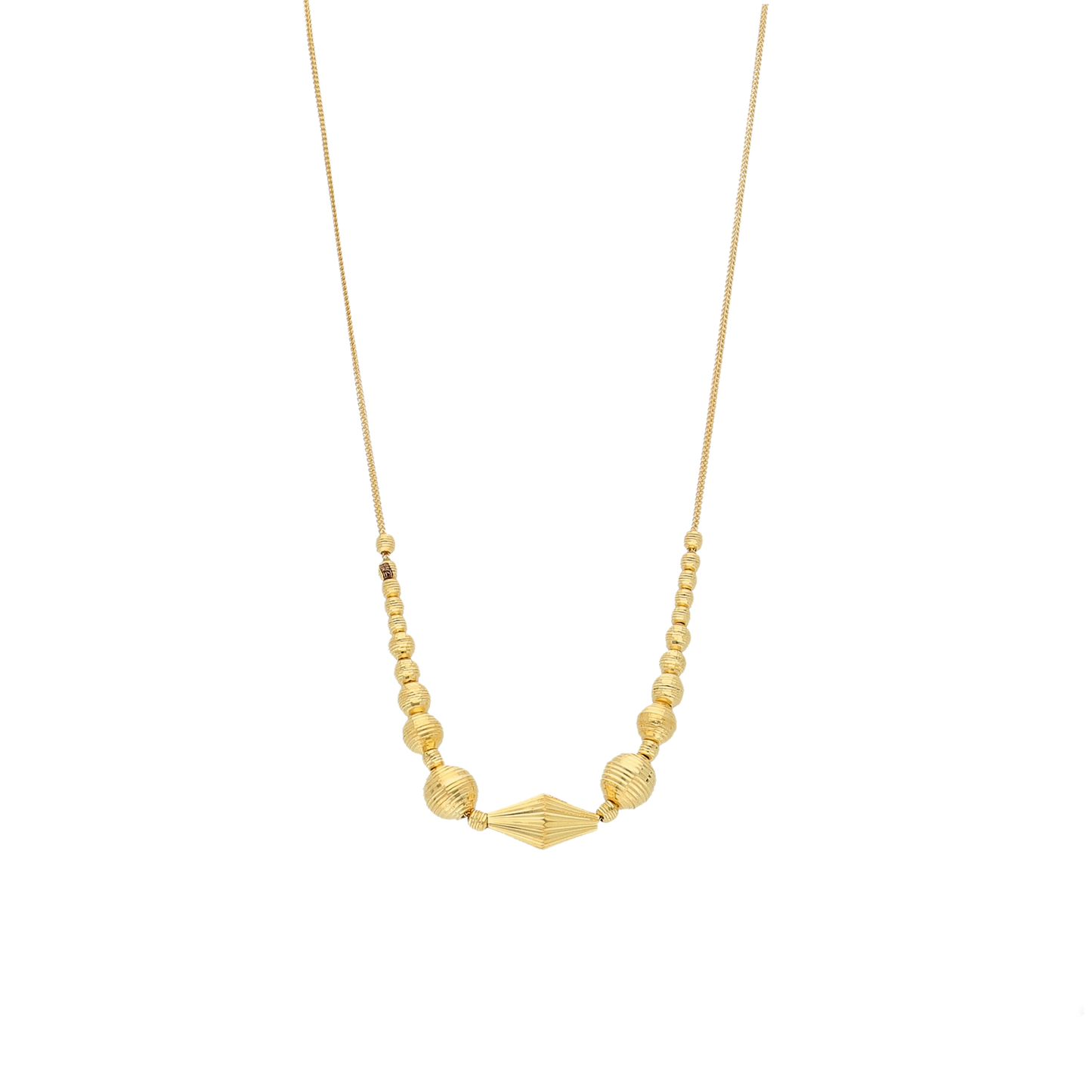 Gold Classic Necklace 21KT - FKJNKL21KM12004