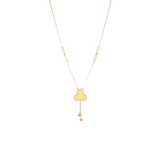 Gold Tassel Necklace 21KT - FKJNKL21KM12129
