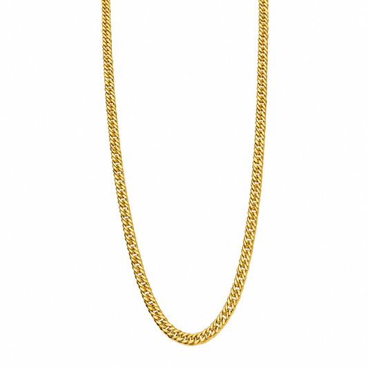 Gold Classic Cuban Chain 21KT - FKJCN21KM12267