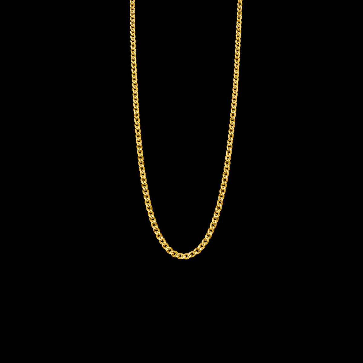 Gold Classic Gold Link Chain 21KT - FKJCN21KM12268