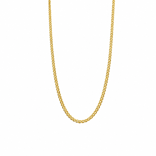 Gold Classic Gold Cable Chain 21KT - FKJCN21KM12269