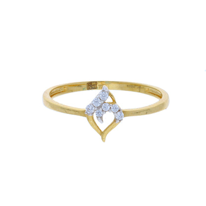 Gold Cluster Ring 18KT - FKJRN18K10421