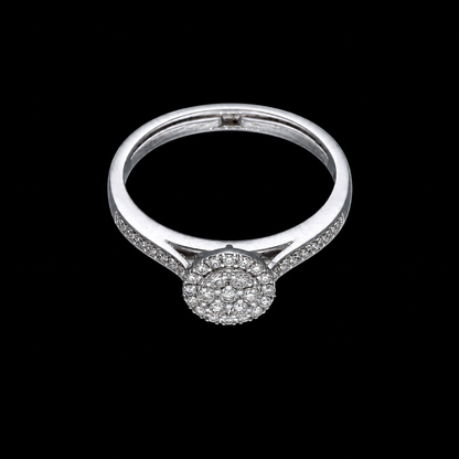 Round Brilliant Cut Engagement Ring  - FKJRN18KMD12101