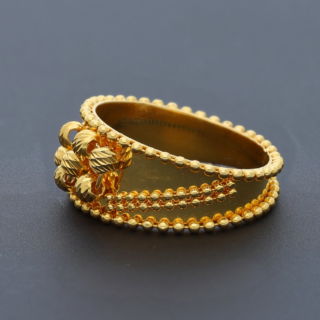Gold Classic Ethnic Ring 21KT - FKJRN21KM10440